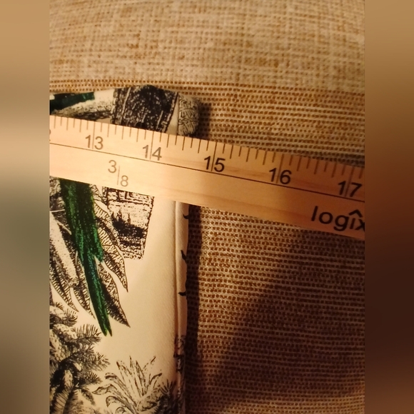 Catherine Malandrino women's size 2 tropical parrots toille print pencil skirt - Picture 8 of 9